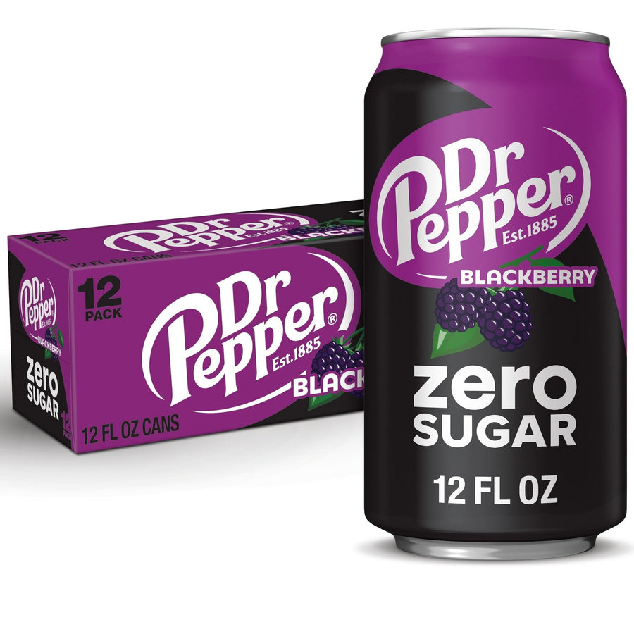 Dr Pepper Blackberry Zero Sugar Soda S0