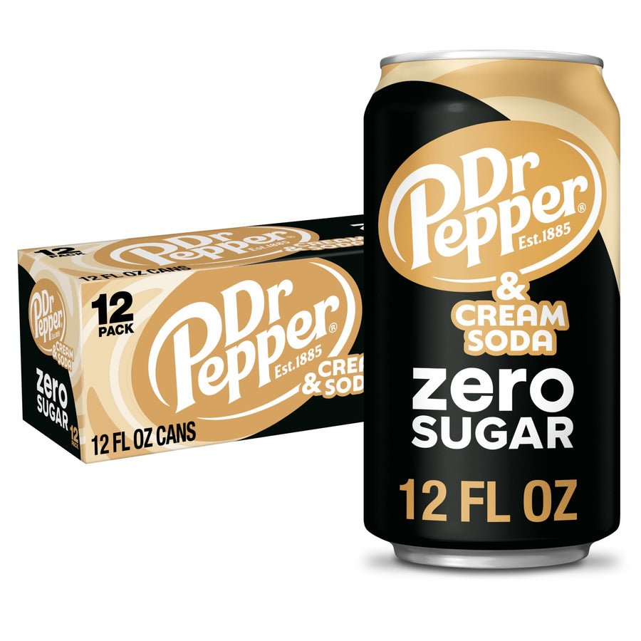 Dr Pepper & Cream Soda Zero Sugar A6