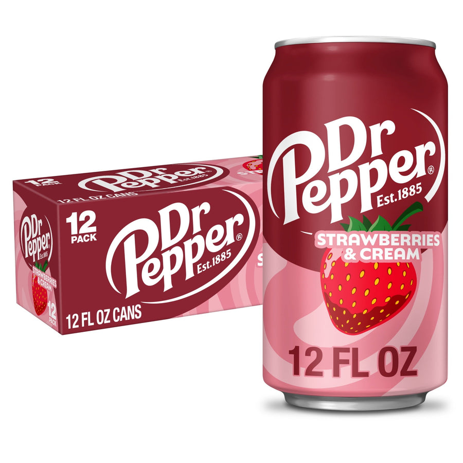 Dr Pepper Strawberries & Cream Soda U8
