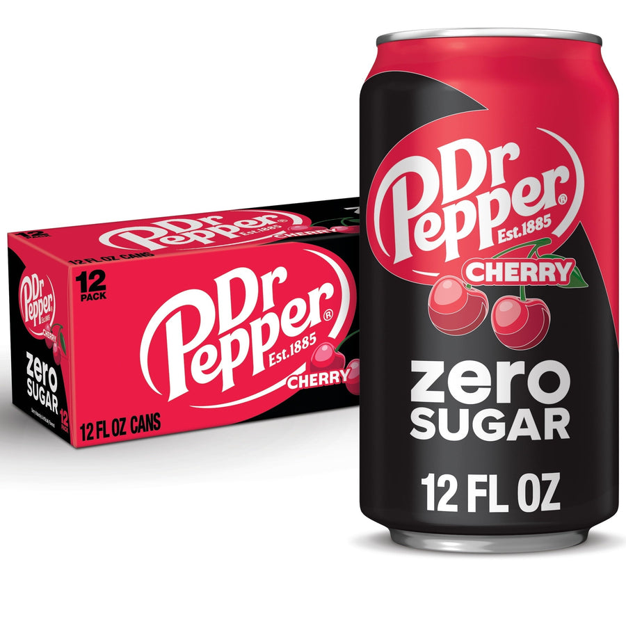 Dr Pepper Cherry Zero Sugar Soda M3